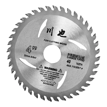 

4 Inch 40 Tooth 100*20mm Circular Saw Blades Tungsten Steel Alloy Saw Blades