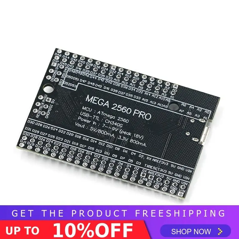 Mega 2560 PRO MINI 5V(встраивание) CH340G ATmega2560-16AU с наконечниками, совместимыми с arduino Mega 2560