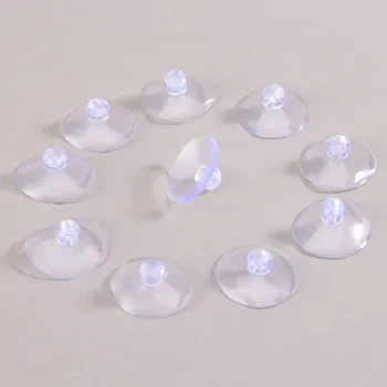 

10Pcs 25mm Sucker Suction Cups Clear Mushroom Head Strong Vacuum Suckers Hook Hanger For Window Kitchen Bathroom Doll Toy Fridge