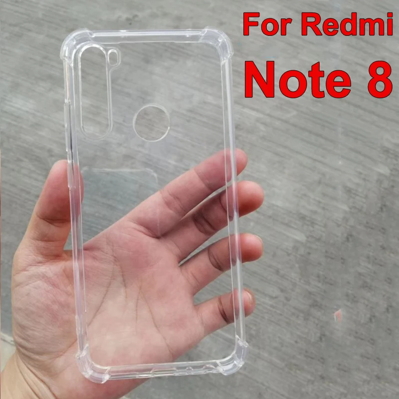 Противоударный мягкий ТПУ чехол для Xiaomi redmi note 8 чехол подушка безопасности для redmi Note8 note 8 задняя крышка чехол