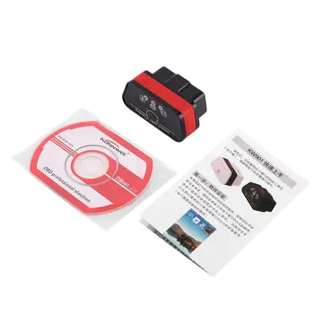

Konnwei KW901 ELM327 OBD2 Interface Car Diagnostic Tool Bluetooth 3.0 Automatical OBDII Car Fault Diagnostic Tool Code Scanner
