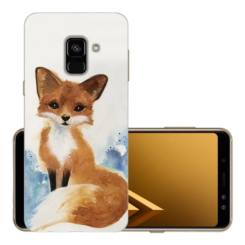CROWNPRO, мягкий ТПУ чехол для samsung Galaxy A8, чехол, задняя крышка для телефона, чехол для samsung A8, чехол для samsung A8 Plus - Цвет: QHL