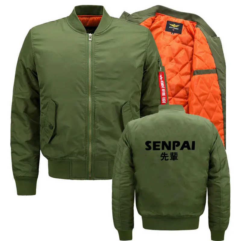 Army Green JK432 Japanese style bomber jacket Man women SENPAI Jackets Streetwear clothes Ma1mens jackets Coat jaqueta masculino Size S-6XL - Цвет: Army Green JK432