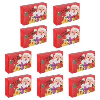 

10pcs Fashionable Nougats Boxes Packing Boxes Gift Boxes for Gift Candy Nougats