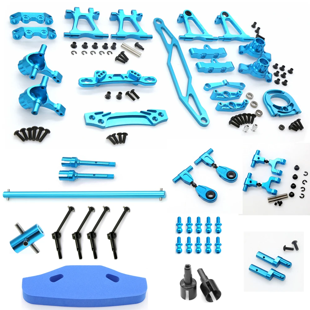 Set Aggiornamento Completo In Alluminio Per Tamiya TT02 1/10 RC - Camion - Fai Da Te