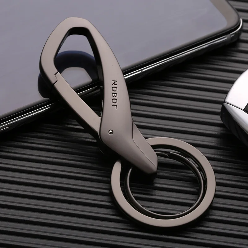 

Jobon Bang Keychain New Style Simple Creative Car Key Waist Hanging Shuanghuan Metal Key Chain Pendant Men's