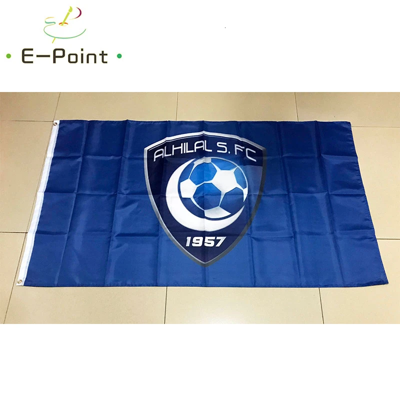 Флаг Саудовской Аравии SPL Al-Hilal Саудовский FC 3 фута * 5 футов (90*150 см) размер
