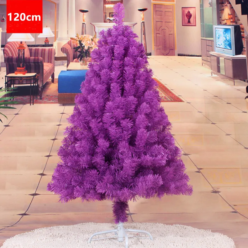 120 см новогодняя елка украшения фиолетовый золотой Декор Рождественская елка украшения Рождественские украшения для дома