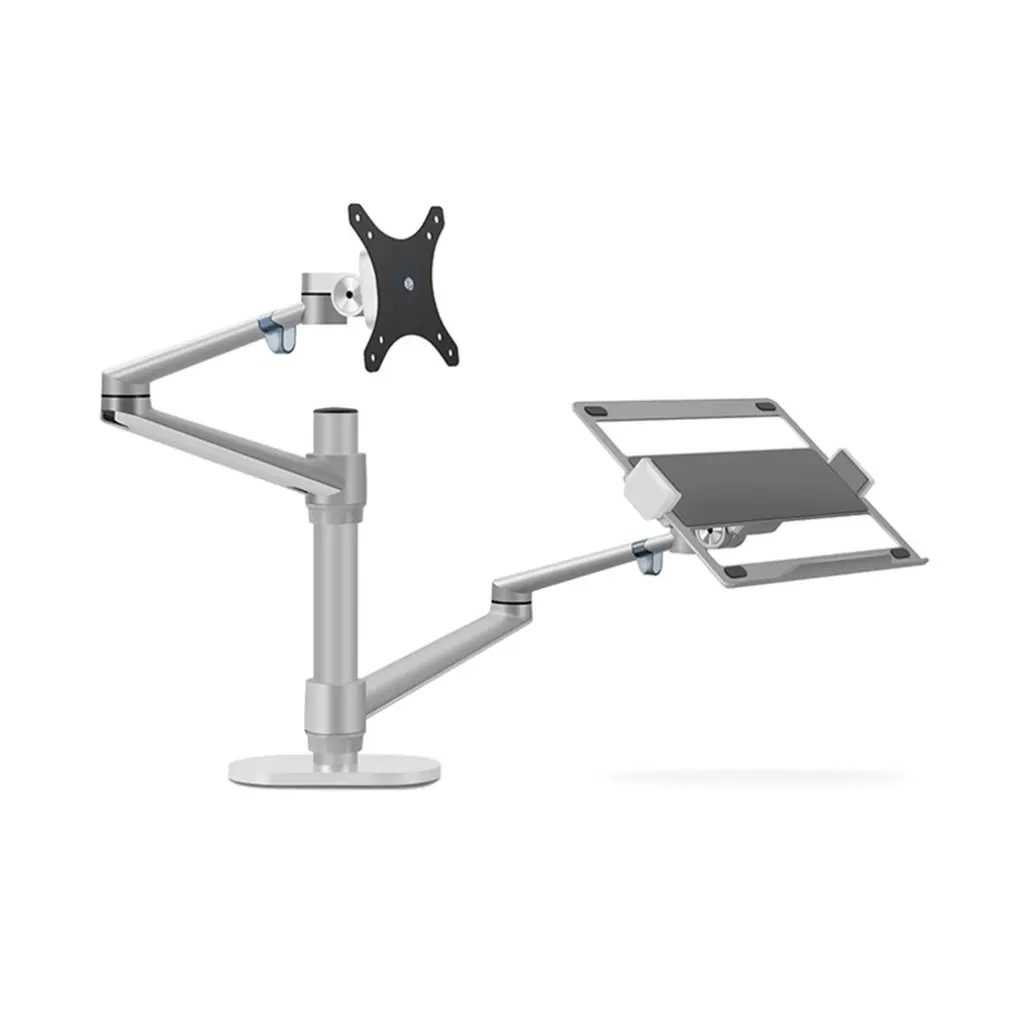 

Dual Arm Monitor Holder Desktop Clamping 360 degree Dual Arm for Monitor Holder LCD Monitor Brackets Notebook stand 2020 Nieuwe