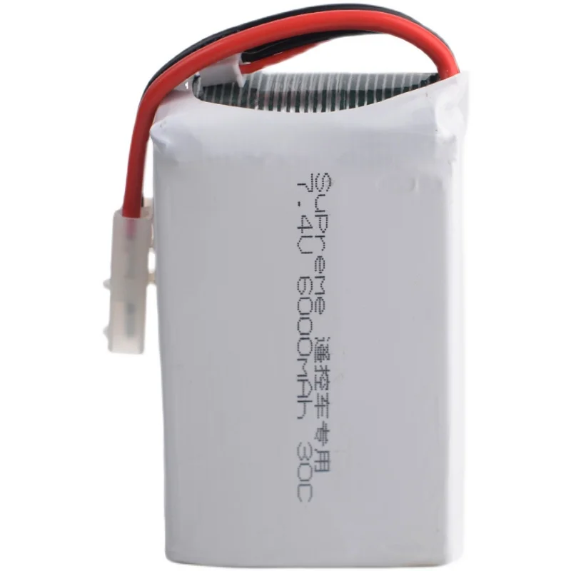 Rc Lipo Battery 2S 7.4V 6000Mah 30C Tamiya Plug Per Supreme Hornet 18Fw Rc Car Buggy Hsp Hpi 4Wd Wltoys Truck Tank