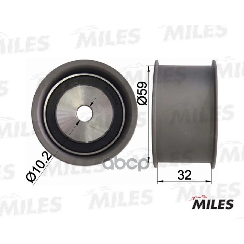 Ролик Ремня Грм Audi A4/A6/A8/Vw Passat 2.8 Miles Ag02086 Miles арт. AG02086