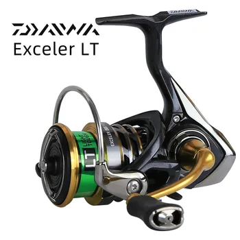 

2018 NEW Original DAIWA EXCELER LT 1000 2000 2500 3000 4000 5000 6000 Spinning Fishing Reel High Cr Ratio 5.2:1 5BB LT Body
