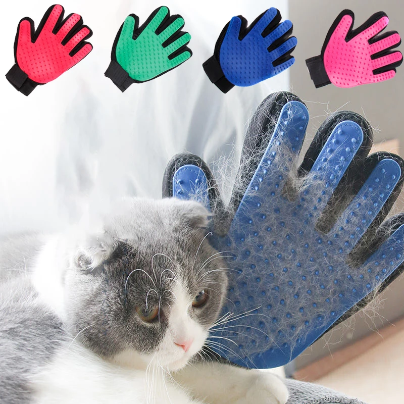Grooming Glove for Dogs Comb Glove 1pcs Pet Cat Finger Cleaning Massage