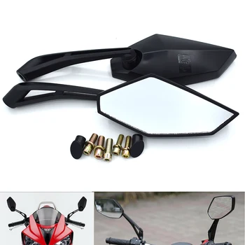 

Universal 8mm 10mm Motorcycle Rear View Mirrors Side Rearview Mirror For HONDA PCX125 PCX150 CBR125R CBR150R FZ6 FZ6R FZ8 XJ6
