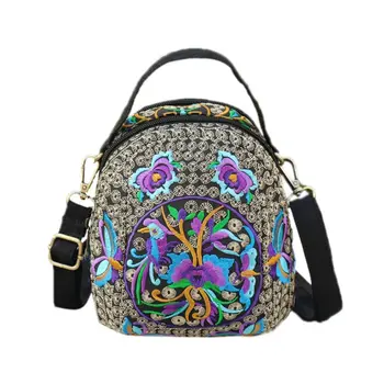 

Women Crossbody Embroidery Cell Phone Shoulder Bag Purse Wallet Credit Card Slot Premium Quality