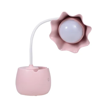 

USB LED Desk Lamp Eye-caring Booklight 3 Levels of Brightness Touch Control Office Lamp With Phone Stand Office Desk Light