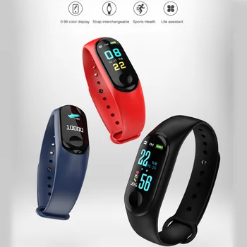

M3 Smart Bracelet Heart Rate Activity Fitness Blood Pressure M3 Smart Watch Waterproof Bluetooth Watch Fitness Sport Tracker