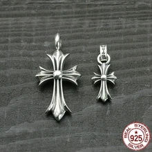 Стерлинговое Серебро s925, подвеска, индивидуальная, модная, Классическая, ювелирное изделие, в стиле панк, крестообразная форма,, подарок для любимой