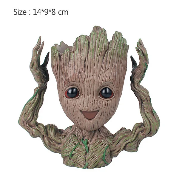 As Picture Strongwell Groot горячие игрушки Marvel Guardians Groot галактика Мстители милый ребенок дерево человек фигурка игрушки - Цвет: As Picture