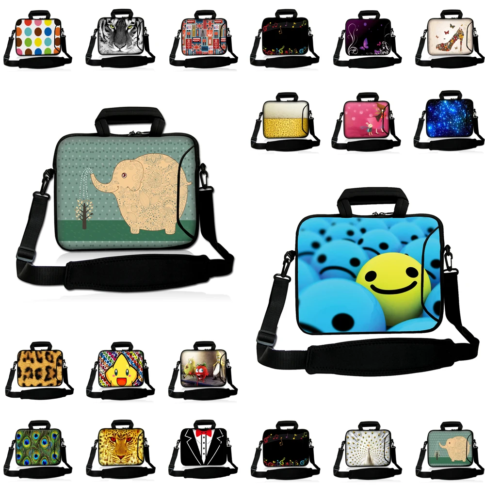 Laptop Bag Messenger Handle School Notebook Holiday Computer Carry Case Customized DIY Funda For 10 12 13 14 15 17 Macbook Acer