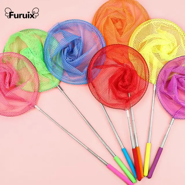 Children Stainless Steel Telescopic Toy Fishing Net Insect Butterfly Catcher Net Convenient Toys for Outdoor Activities 1