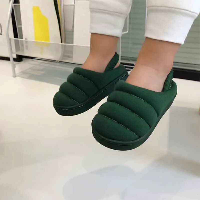Winter baby toddler slippers home shoes baby cotton slippers non-slip soft bottom indoor girl boy slippers 1-7T