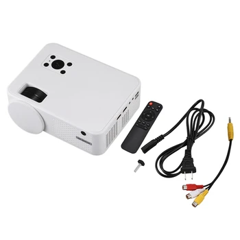 

C9 Same Sn Projector, Home Portable 720P HD Micro-Projection LED Home Theater Mini Projector(US Plug)