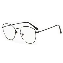 Новинка октября, Классические, модные, необычные очки, дикие, Ретро стиль, металлические очки для чтения, коробка, унисекс, повседневные, без градусов, очки для чтения