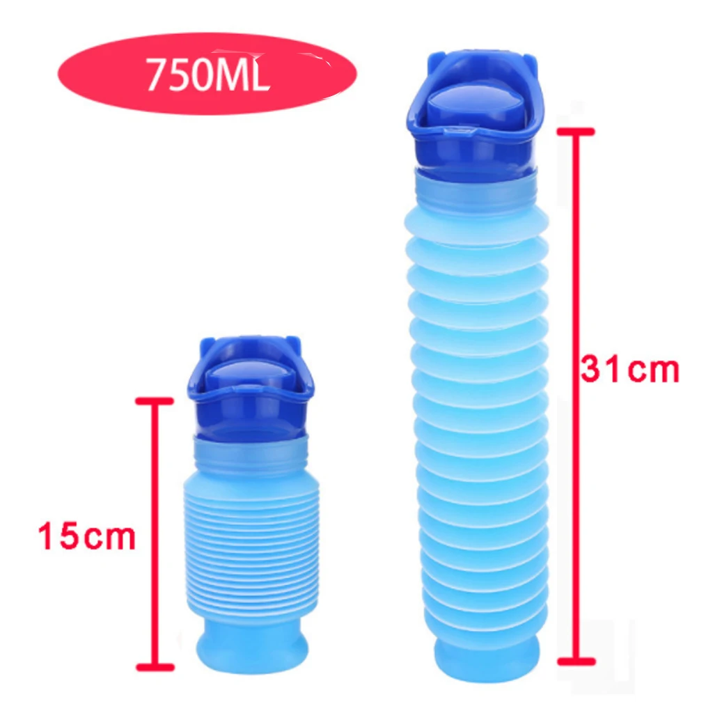  750 ML High Capacity Portable Car Toilet Potty Emergency Urinal Camping Urination Bottle Convenient