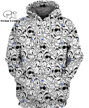 

PLstar Cosmos Anime Cartoon comic young duck 3d hoodies/Sweatshirt Winter autumn funny long selvee Harajuku streetwear