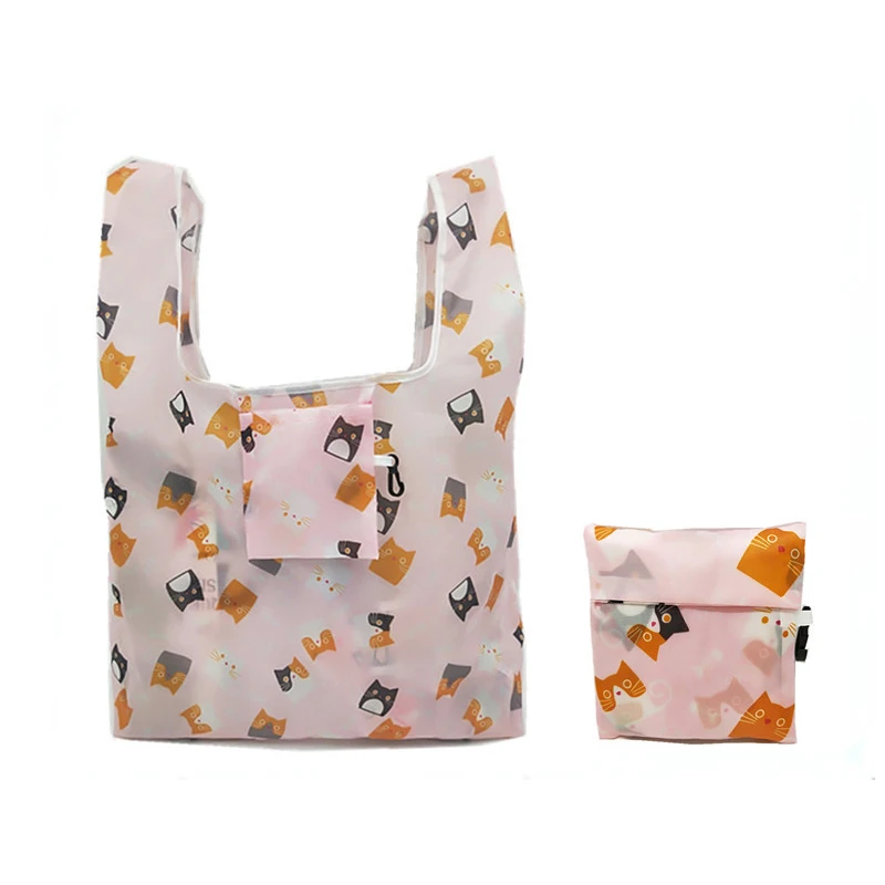 Женская Складная Экологически чистая сумка для покупок тоут Портативная