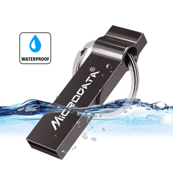 

Metal USB Flash Drive 16GB 32GB Pendrive 64gb 128gb Flash Memory Stick waterproof thumbdrive Pen Drive usb disk for car