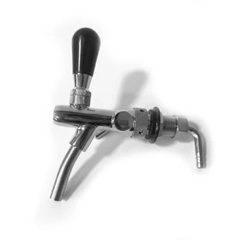 

Beer Tap Faucet Adjustable G5/8 Long Handle Anti-rust with Flow Controller for Bar Home Restaurant TUE88
