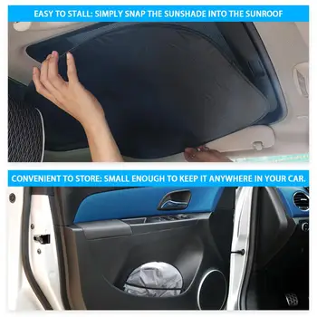 

2 PCS/lot Car Sunroof Shade Sunshade cover auto parasol coche foldable Anti-Mosquito Screens sunlight blind block cooling 2020