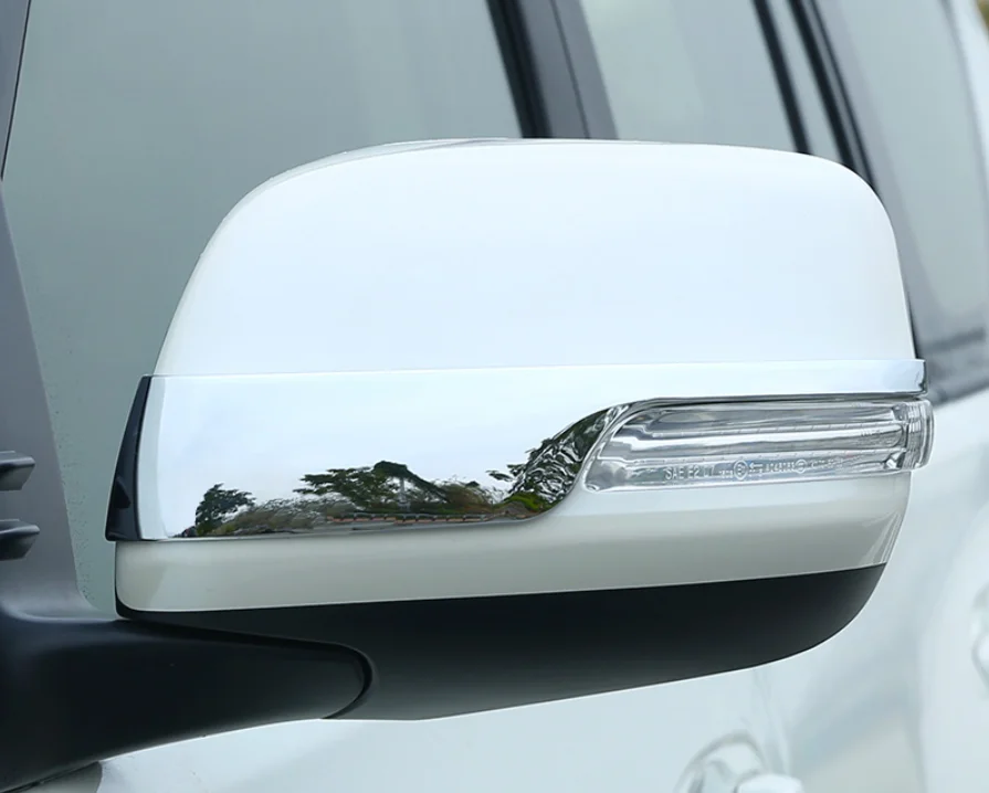 Для Toyota Prado 2010 2011 2012 2013- ABS пластик Боковая дверь Зеркала заднего вида аксессуары 2 шт