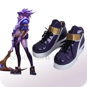 

Game KDA Team Akali Cosplay Shoes LOL AKALI Cosplay Women Shoes Halloween Carnival Cosplay Boots Custom Made Cosplay Accessories