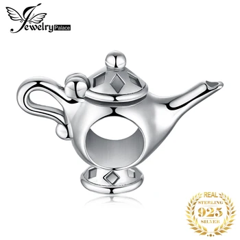 

JewelryPalace Lamp 925 Sterling Silver Beads Charms Silver 925 Original For Bracelet Silver 925 original Beads Jewelry Making