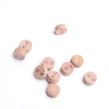 

Pool cue tip Billiard Snooker Accessories Made of multi-layer pig skin Applicable to the public cues of billiards house and bar