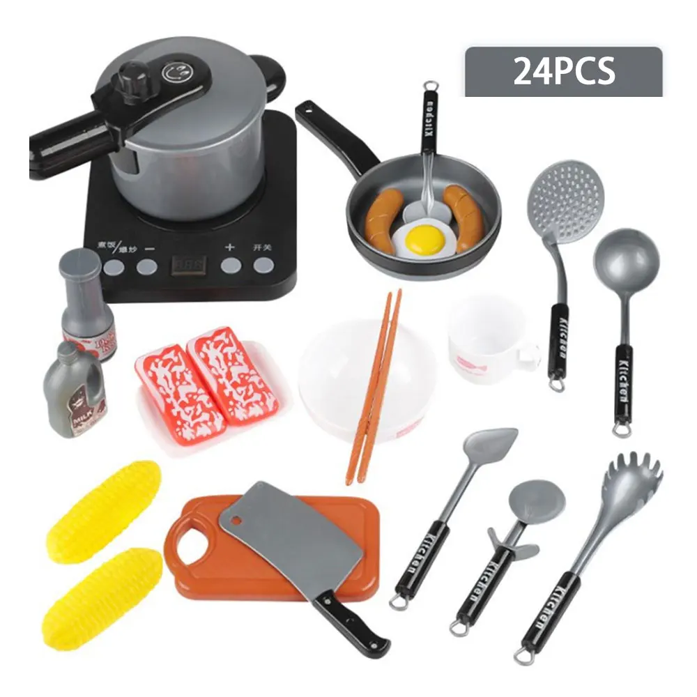 

Children Kids Vegetables Fruits Kitchen Cooking Pretend Role Play Toy Set