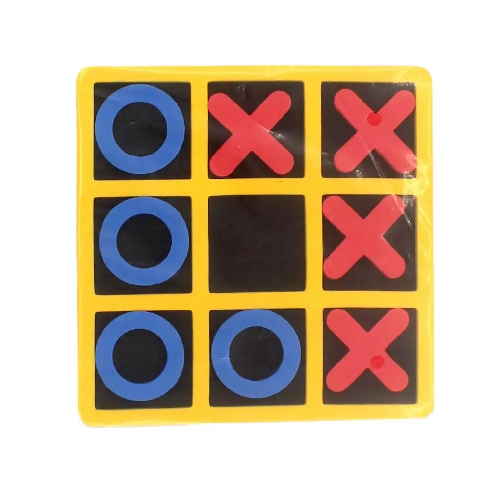 1Set Tic-Tac-Toe Competitive Skill Parents-children Leisure Board Game OX Chess Interaction Toys for Family Gatherings