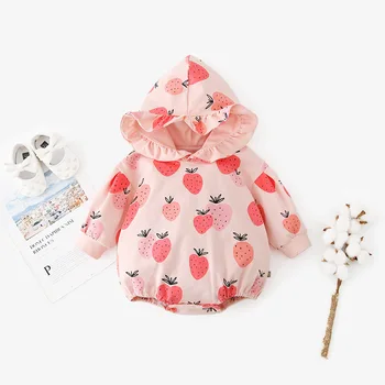

2020 Baby Romper European and American Style Newborn Wear Hooded