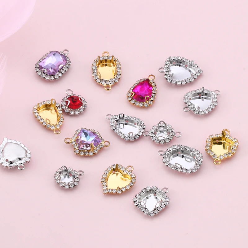 Astrobox New Suitable For Sew Claw Nest Golden On Rhinestones Arts Crafts &amp Glass Stone Sewing Silver Crystal | Дом и сад