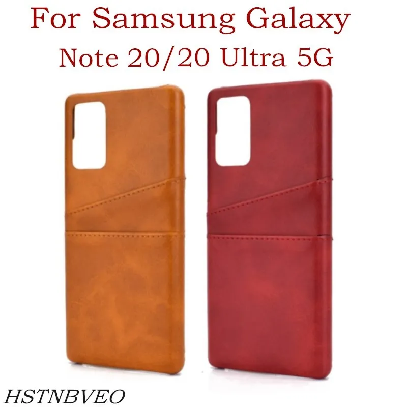 

Retro Card Slot Leather Case for 5G Samsung Galaxy Note 20 Shockproof Leather Cover Case For Note 20 Ultra 5G Protective Case