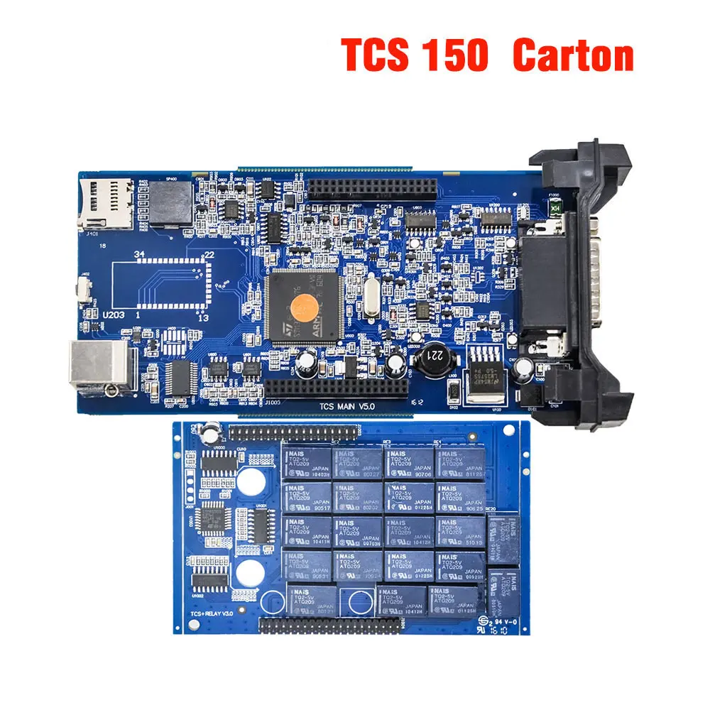 obd2 диагностический инструмент V2015.R3 tcs super tcs pro двойной синий PCB для автомобиля грузовика - Цвет: tcs 150 1