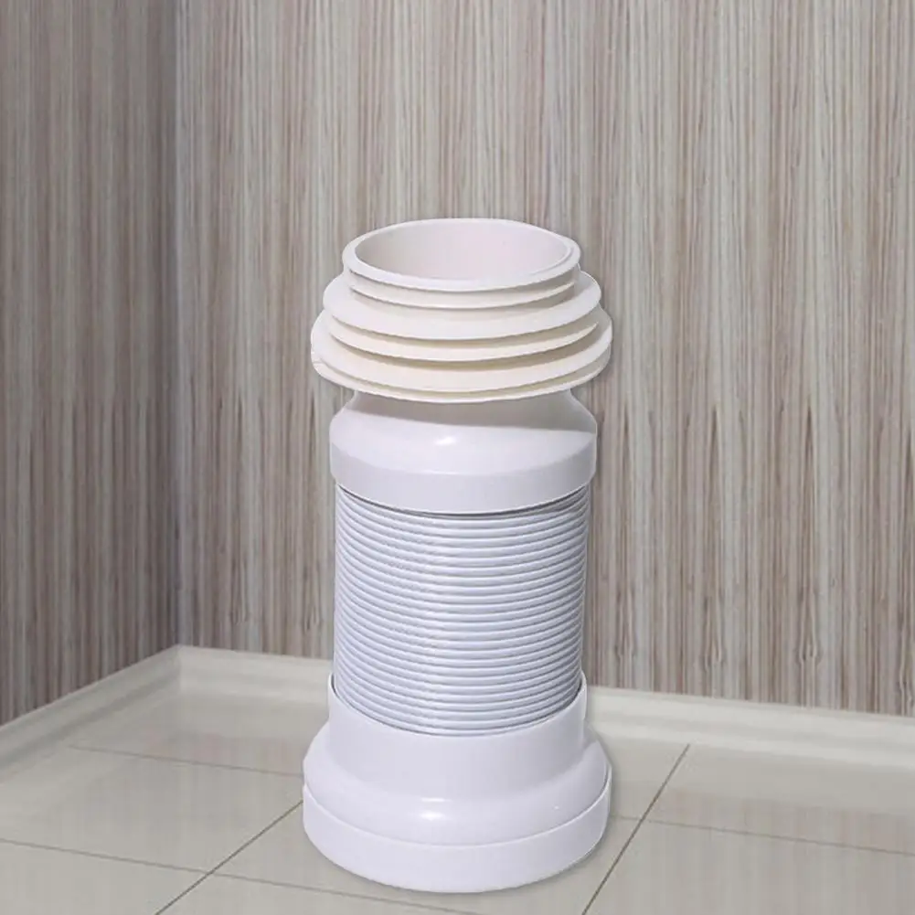 Corrosion Resistant PVC Fine Workmanship Installation Easily WC Pan Connector WC Soil Pipe Toilet Accessories