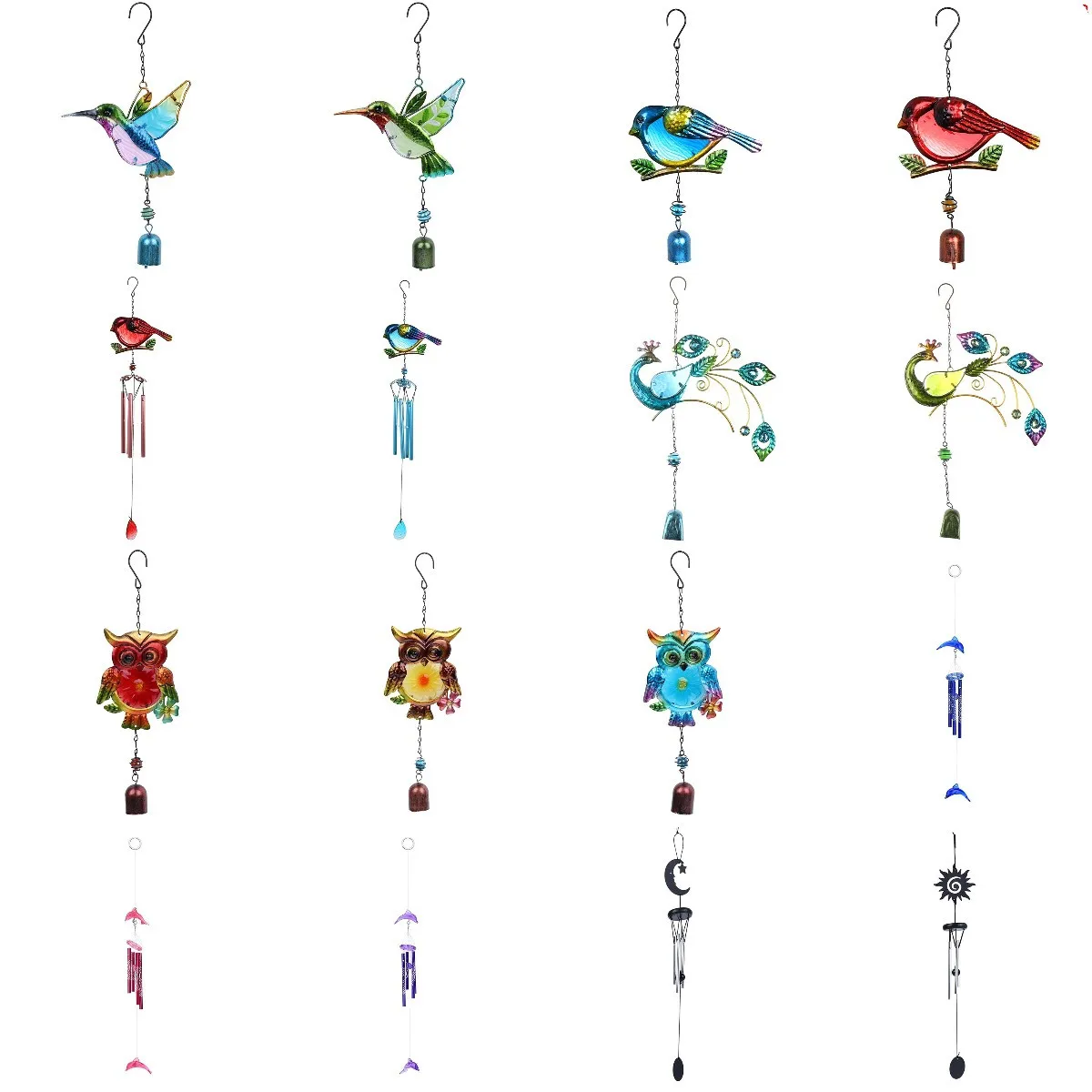 Handmade Bird Wind Chime For Wall Window Door Wind Bell Hanging Ornaments Vintage Home Campanula Decoration Crafts