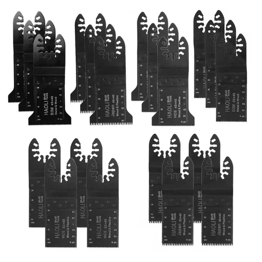 

20pcs Cutting Multi-function Universal Fit Saw Blade Craftsman Efficient Quick Release Power Tool Durable Easy Install HSS Fast