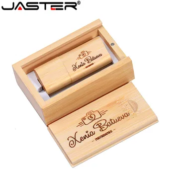 

JASTER Maple wood Personalized Logo usb flash drive Rose wood usb 2.0 4GB 8GB 16GB 32GB 64GB photography gift Walunt wood