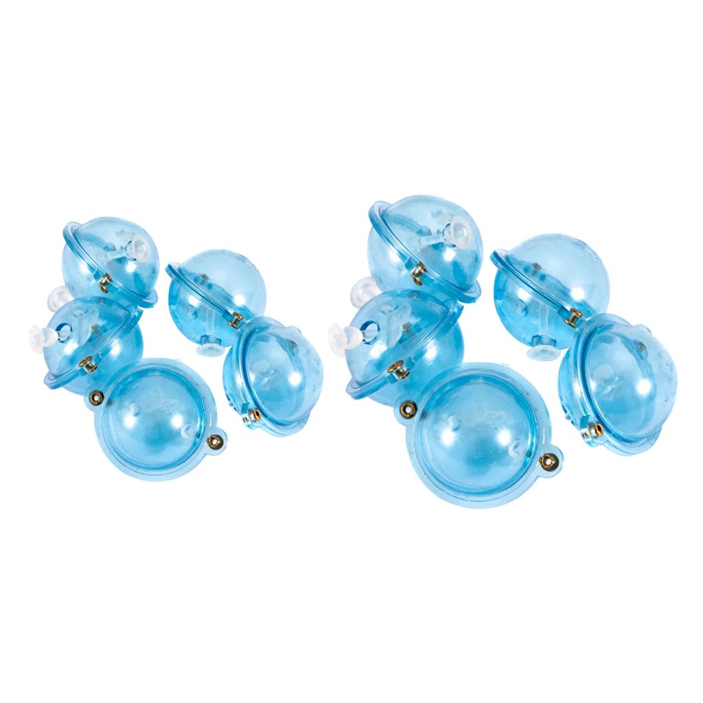 10Pcs ABS Water Balls Bubble Floats Indicator Air-lock Sea Fishing Tackle