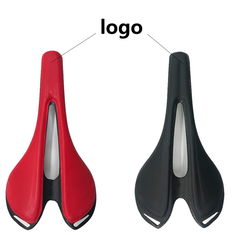 

2019 new Carbon Fiber Road Mtb Saddle Use 3k ud Super Light Leather Cushions good qualit y bicycle parts Ride Bicycles Seat